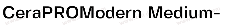 CeraPROModern Medium字体转换